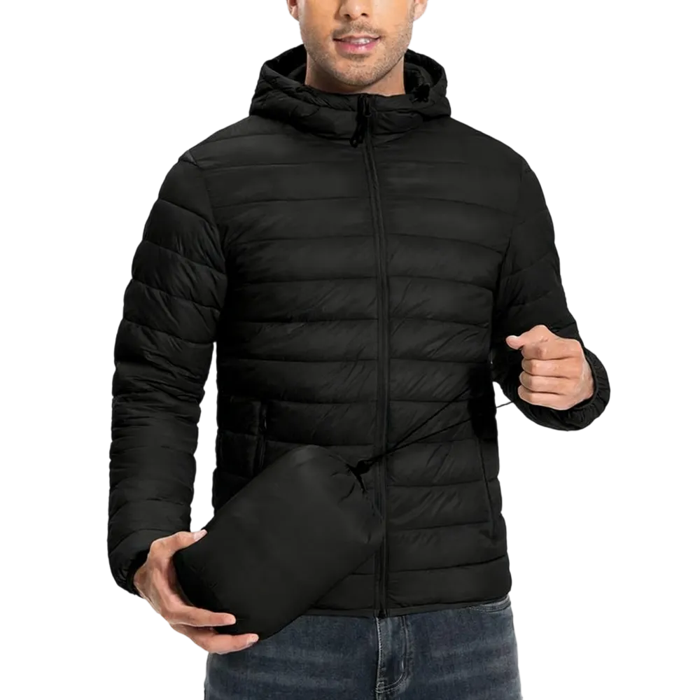 Men's Lightweight Packable Insulated Puffer Jacket