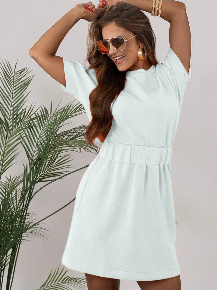 Cinched T-Shirt Dress