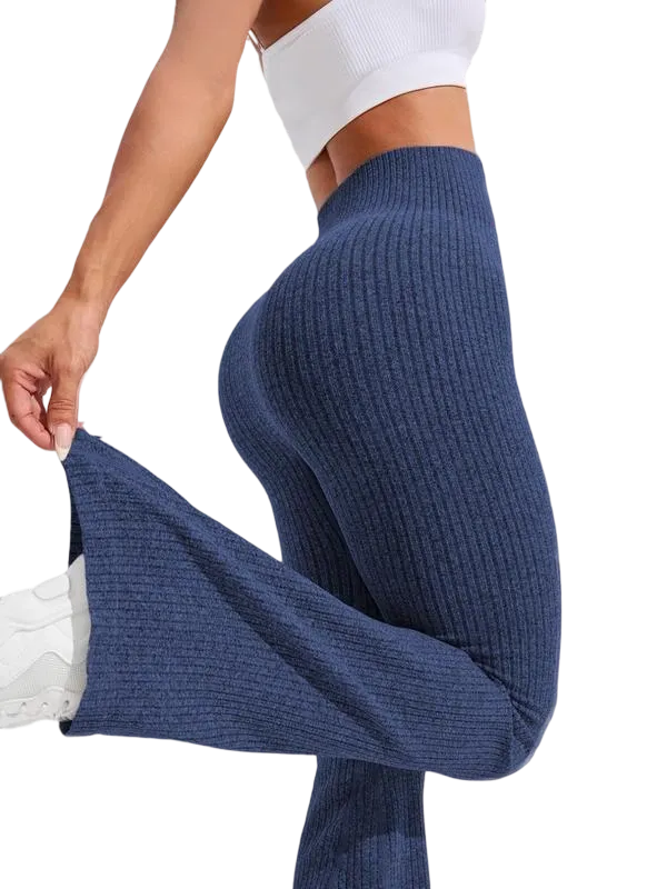 Women's Solid High Waist Sports Leggings