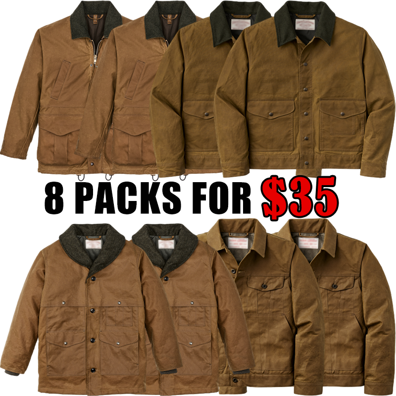 Tin Cloth Short Lined Cruiser Jacket - Mackinaw Wool Anorak - Tin Cloth Short Lined Cruiser Jacket