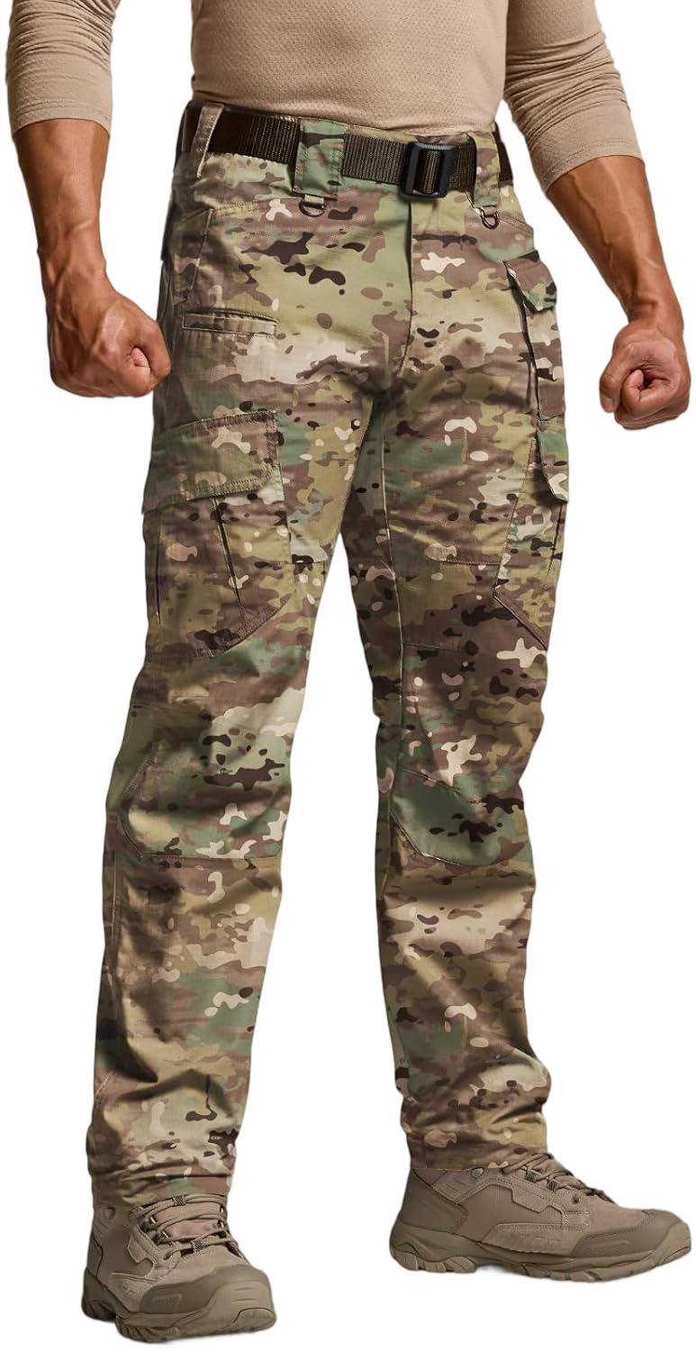 [8-PACK/8-COLOR]Men's Tactical Work Pants 9 Pockets Ripstop