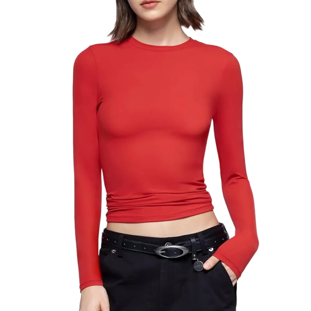 Women's Long Sleeve Double Layer Compression Tee