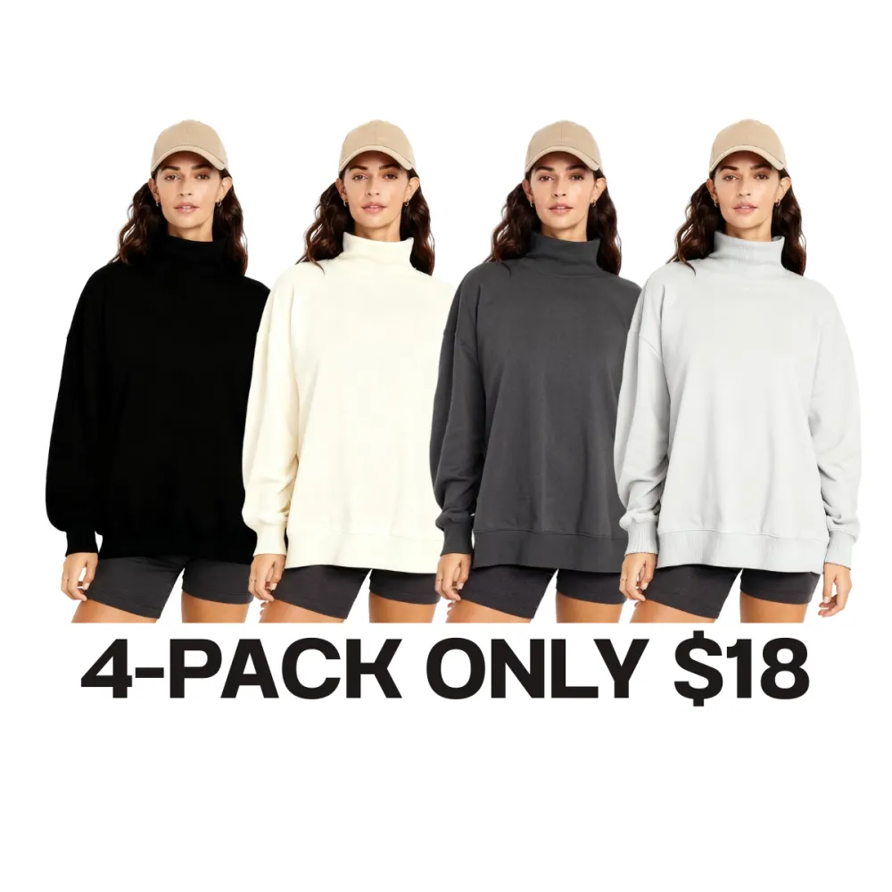 Women's SoComfy Oversized Tunic Sweatshirt