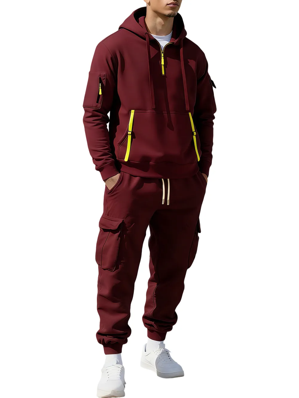 🔥Clearance sale!Men's autumn&winter hooded fashion sweatshirt with multiple pockets,