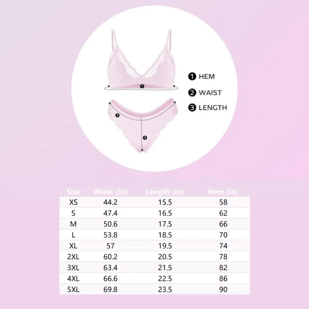 Women's Sexy Lace Underwear Set