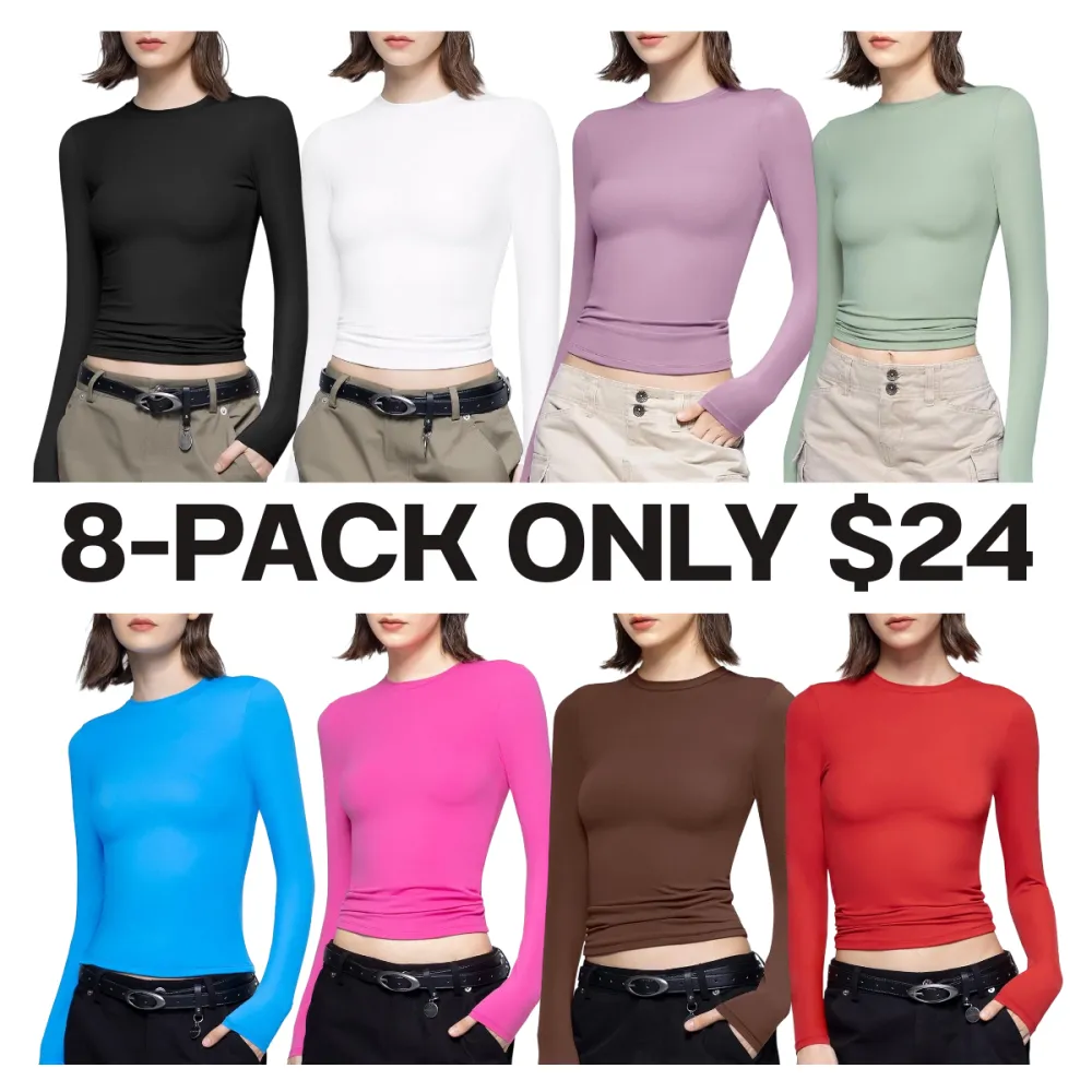 Women's Long Sleeve Double Layer Compression Tee