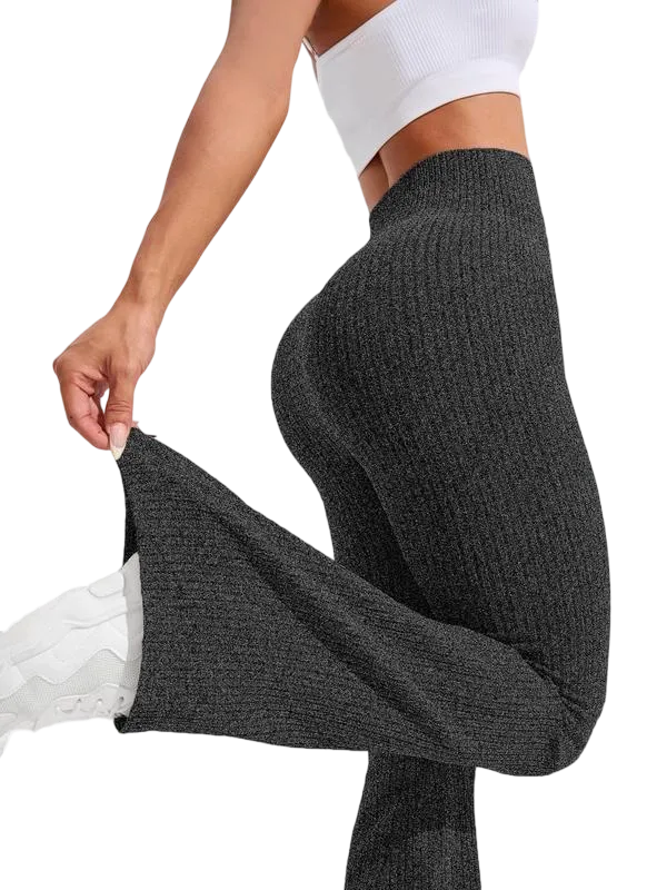 Women's Solid High Waist Sports Leggings