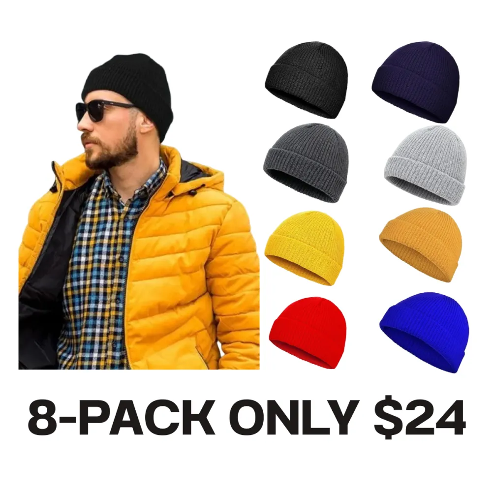 Men‘s Short Knit Cuff Hat