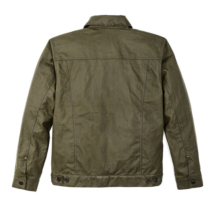 Tin Cloth Short Lined Cruiser Jacket - Mackinaw Wool Anorak - Tin Cloth Short Lined Cruiser Jacket