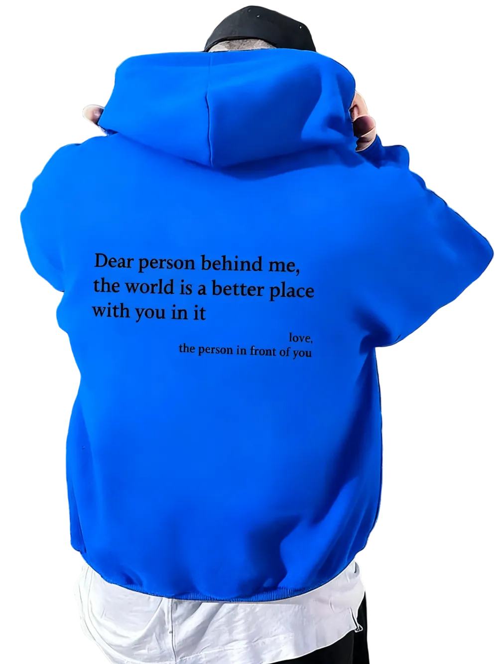 Men's Letter Print Hoodie