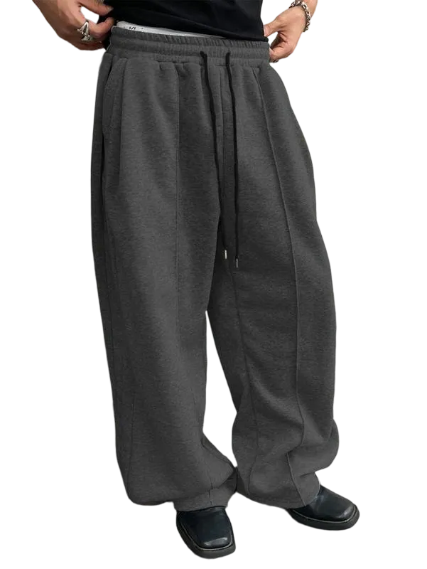 Men's Baggy Sweatpants with Drawstring Waist