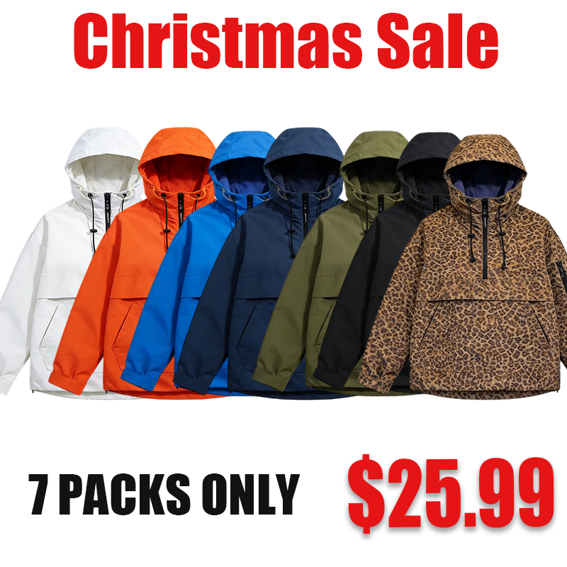 Christmas sale!STM-TEX Unisex Waterproof Oversized Hoodie Coat