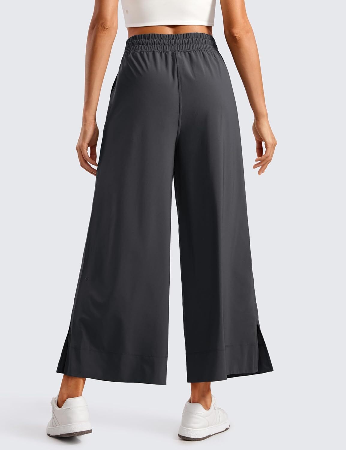 Lightweight Wide Leg Cropped Pants for Women 25