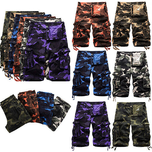 Men's Casual Multi-Pocket Cargo Shorts