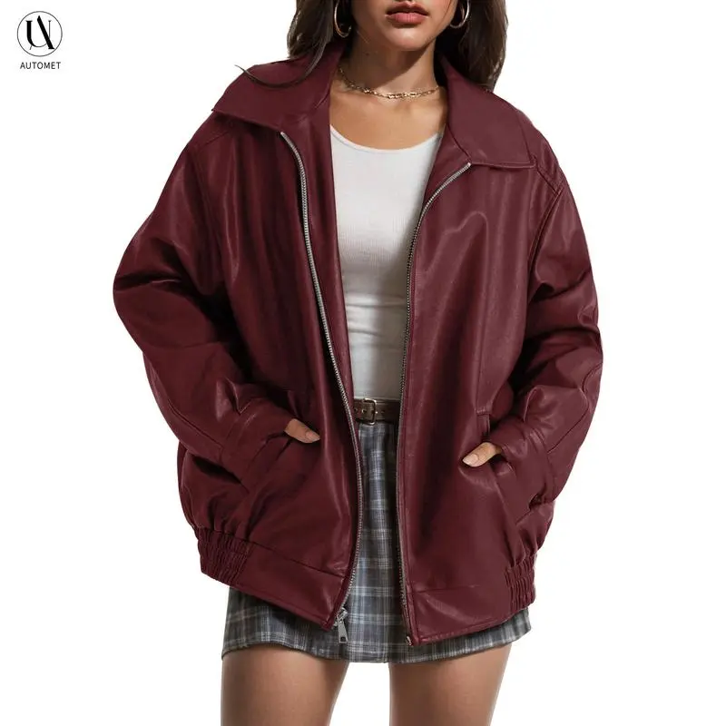⏰ CHRISTMAS HOT SALE! -🧥WOMEN'S FAUX SUEDE MOTORCYCLE JACKET OVERSIZED COAT FOR FALL & WINTER🔥FINAL DAY CLEARANCE!🛒