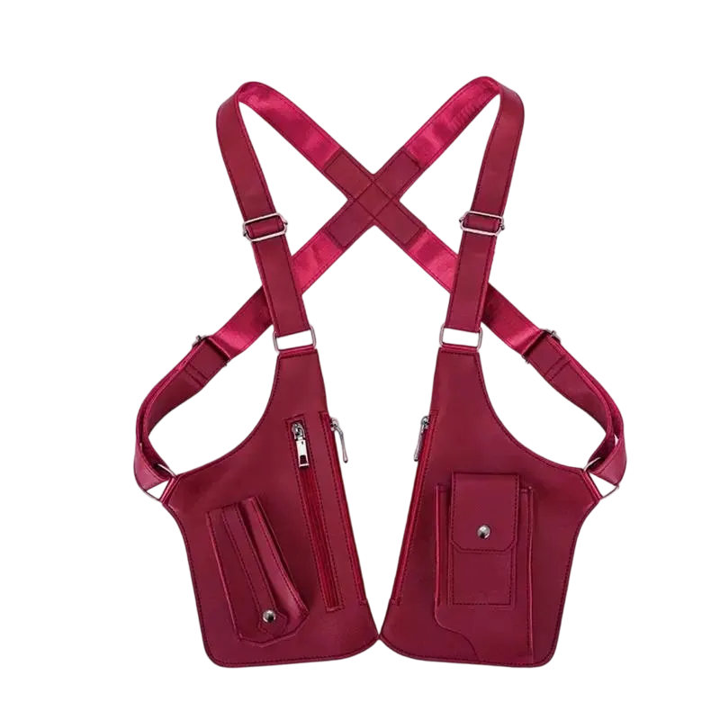 Men's Adjustable Anti-theft Leather Underarm Shoulder Bag