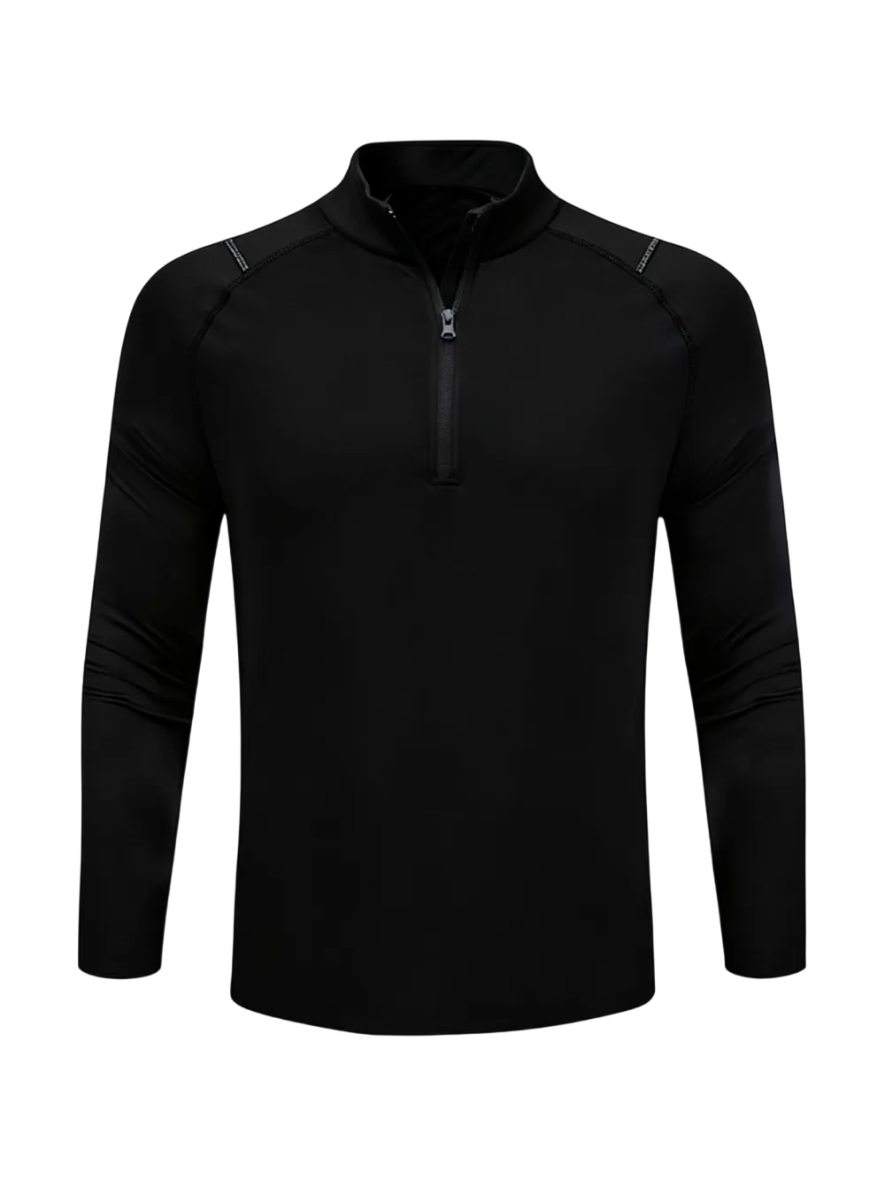 🔥Last Day 95% OFF🔥Men's Plain Zipper Mock Neck Sweatshirt