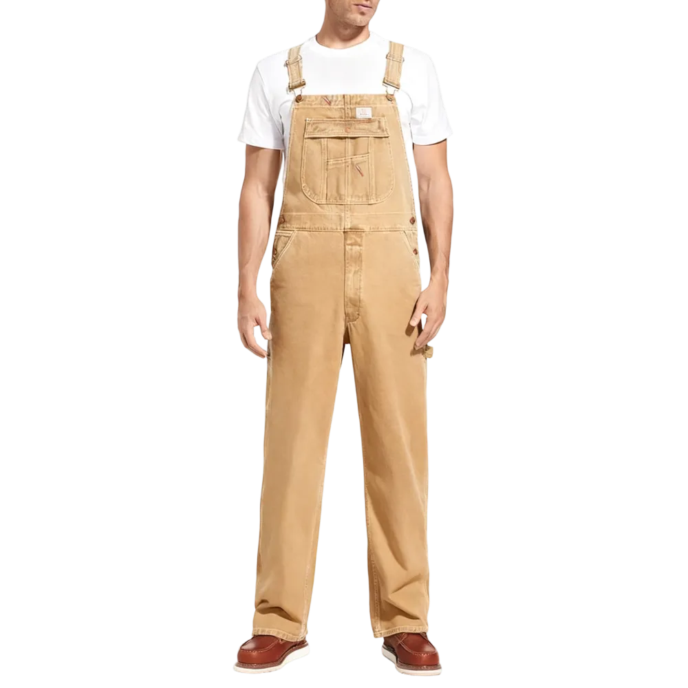 Men's Denim Overalls with Adjustable Straps