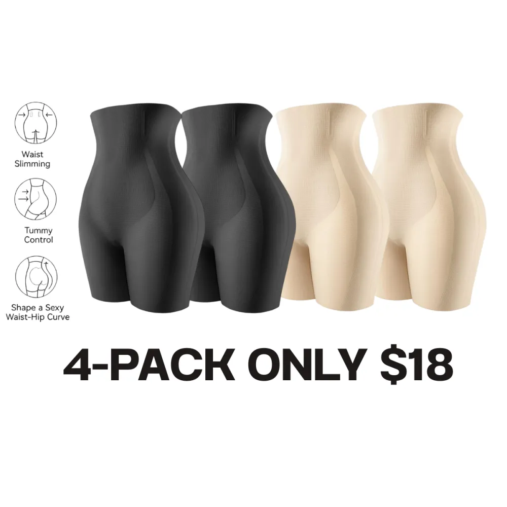Women's Tummy Control High-Waist Shapewear Shorts