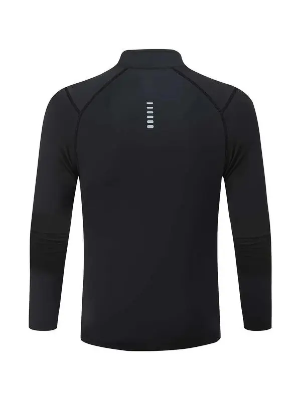 🔥Last Day 95% OFF🔥Men's Plain Zipper Mock Neck Sweatshirt