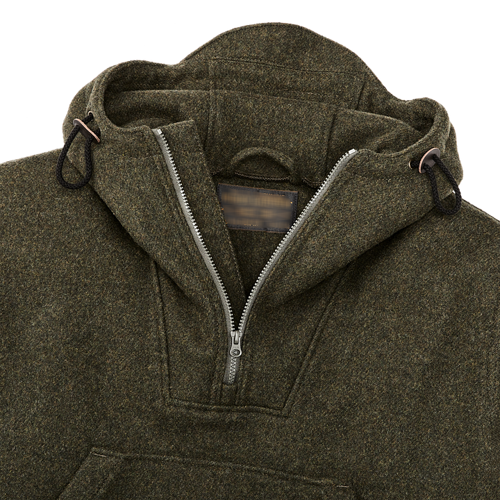 Tin Cloth Short Lined Cruiser Jacket - Mackinaw Wool Anorak - Tin Cloth Short Lined Cruiser Jacket