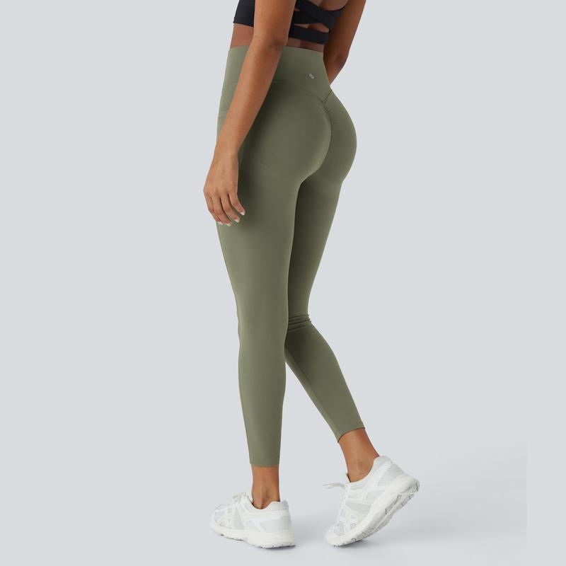 🔥Last Day Promotion! High Waisted Tummy Control Side Pocket Shaping Training Leggings