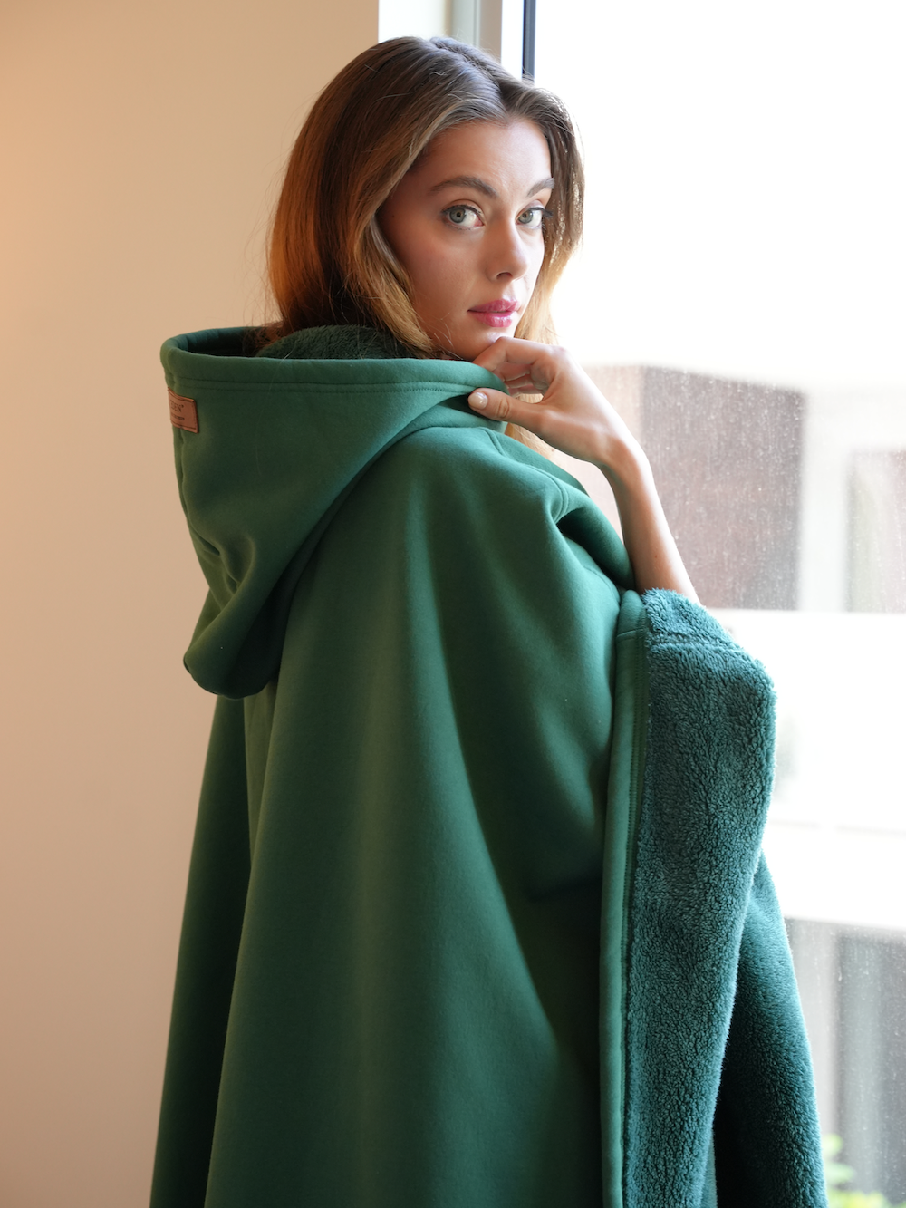 Clearance Sale🎇 - Solid Color sided Fleece Hoodie Blanket