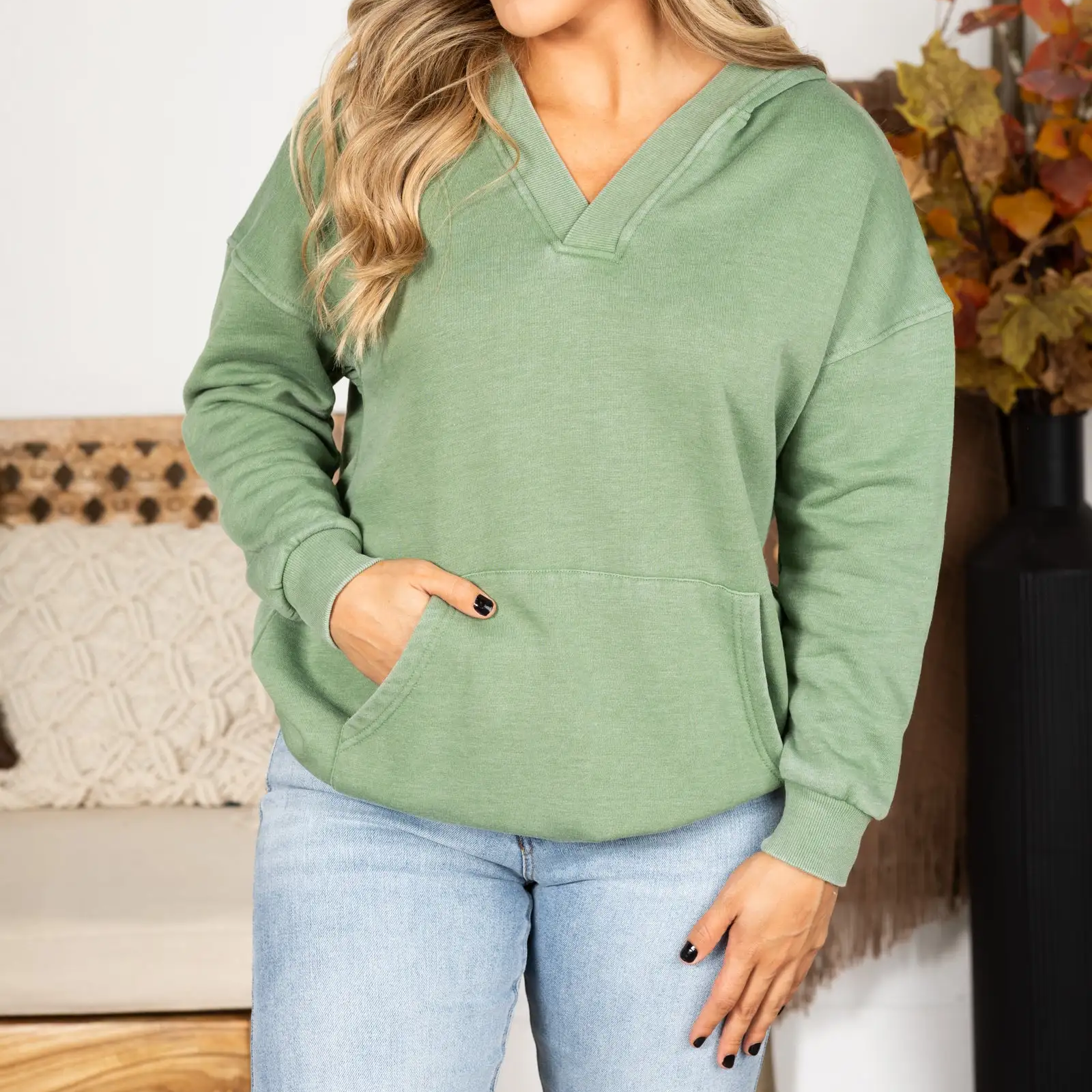 Pigment Dyed Cozy Campfire Hoodie