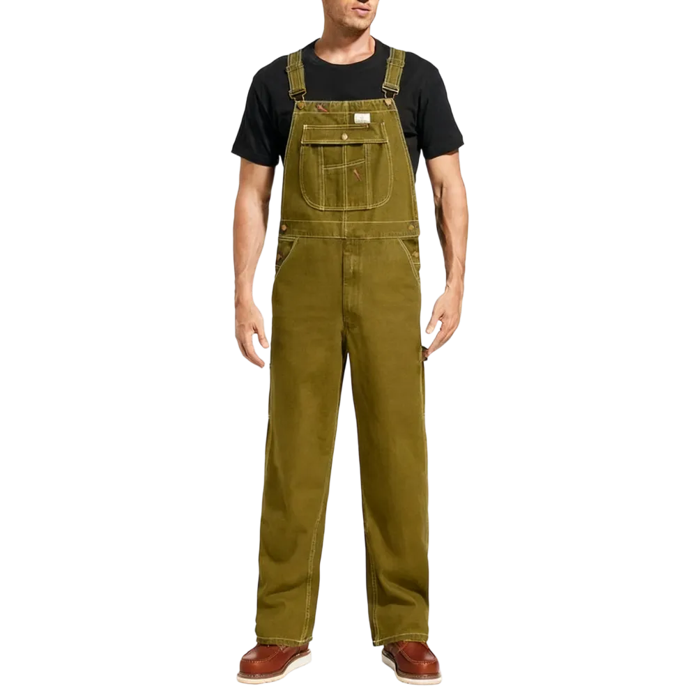 Men's Denim Overalls with Adjustable Straps