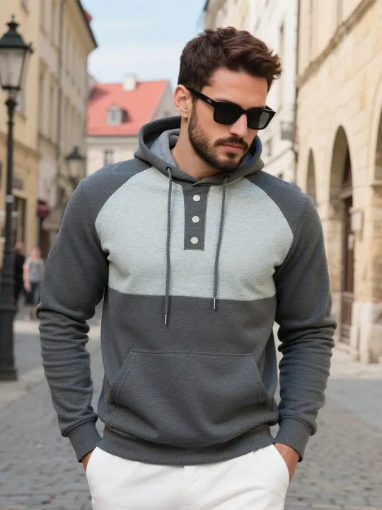 🔥Clearance sale!Men's Winter Fleece-Lined loose Casual Workwear Outfit with Multi-Pocket Jacket & Pants