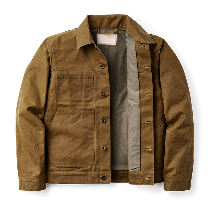 Tin Cloth Short Lined Cruiser Jacket - Mackinaw Wool Anorak - Tin Cloth Short Lined Cruiser Jacket