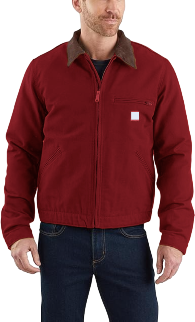 🏆Men's product sells best first 🔥Detroit Jacket 🧥 Men's 103828 Blanket-Lined Work Coat
