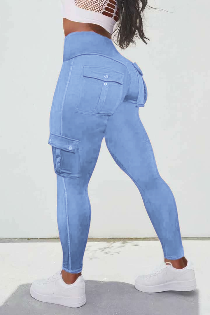 Last day promotion!High Waisted Butt Lifting Leggings with Flap Pant