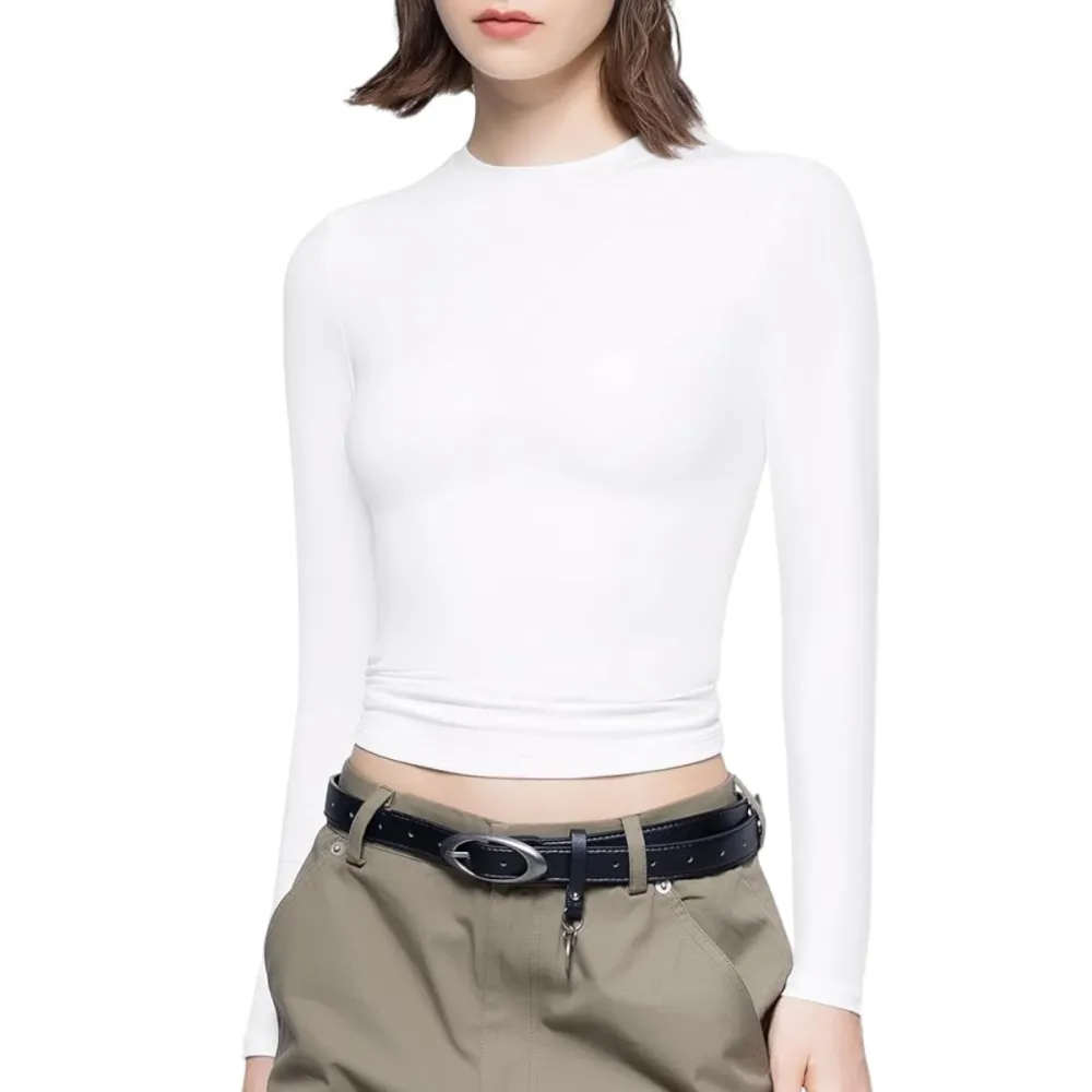 Women's Long Sleeve Double Layer Compression Tee