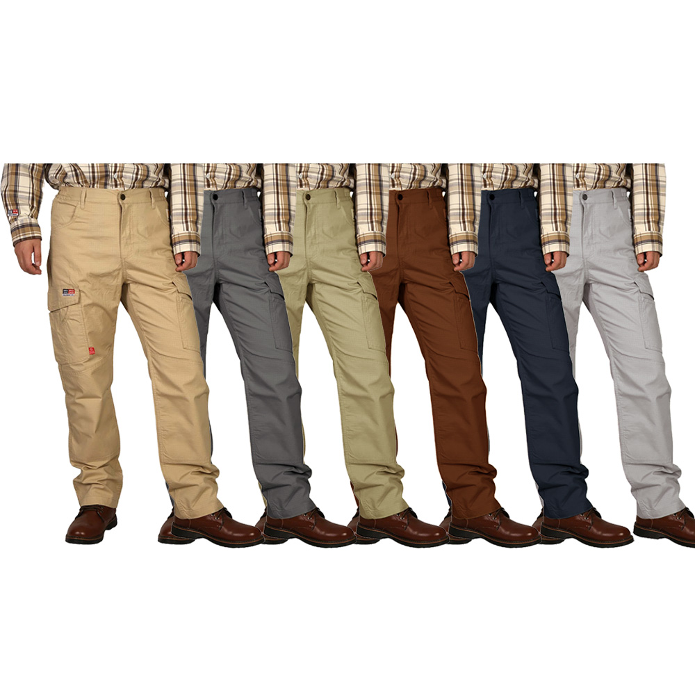 Light Weight Rip Stop Cargo Pants-9 Pockets
