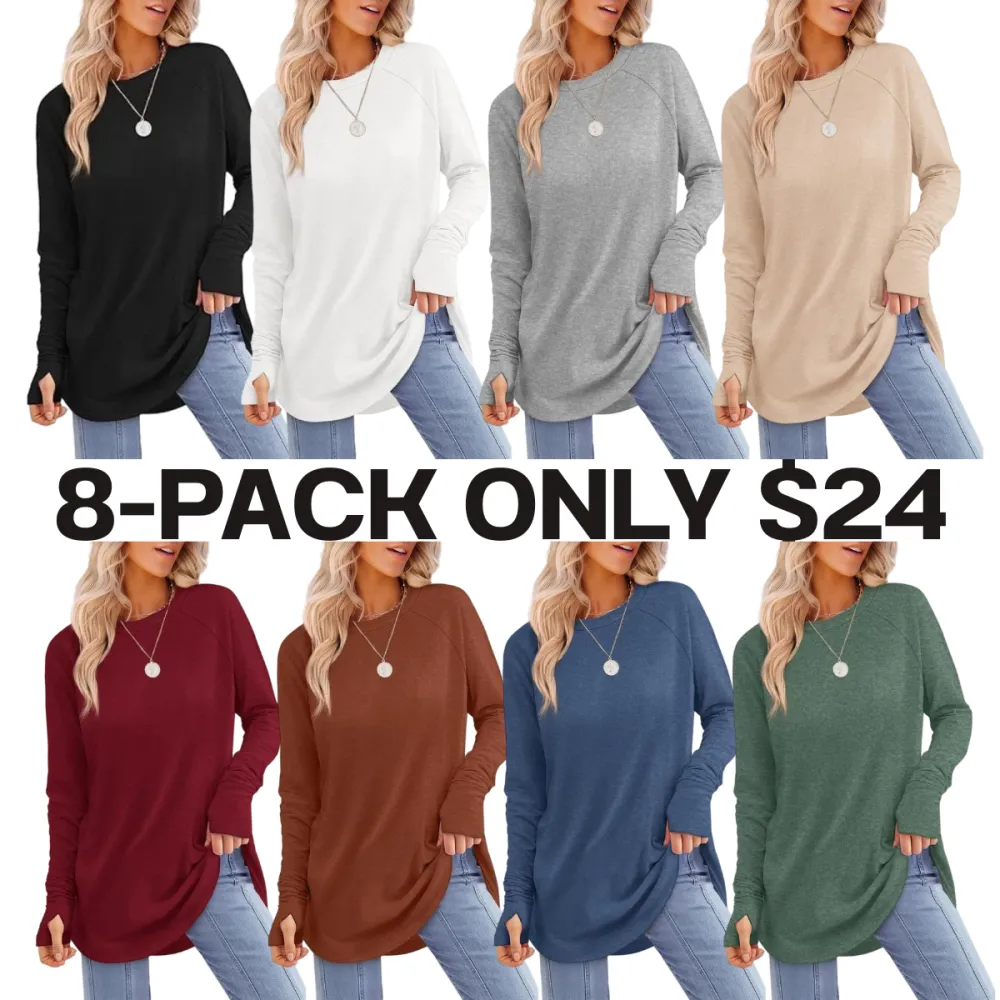 Women's Long Sleeve Tunic Top