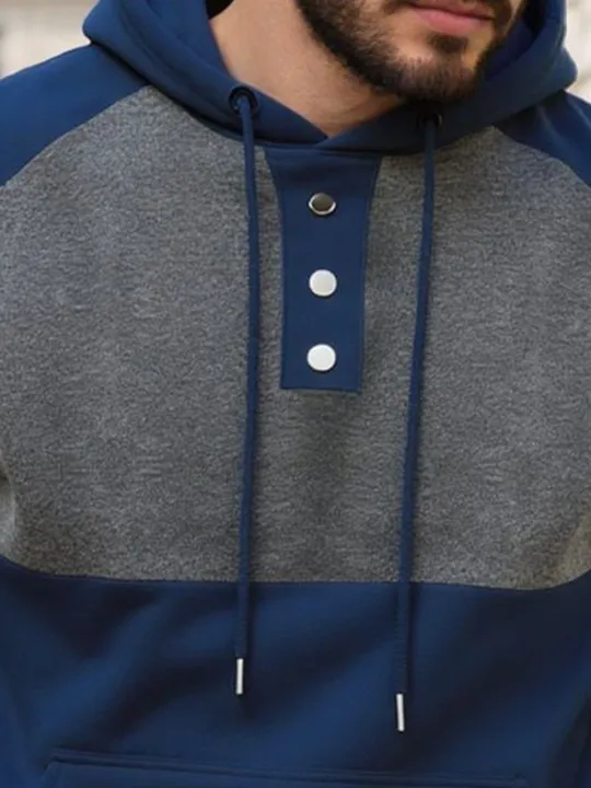 🔥Clearance sale!Men's Winter Fleece-Lined loose Casual Workwear Outfit with Multi-Pocket Jacket & Pants