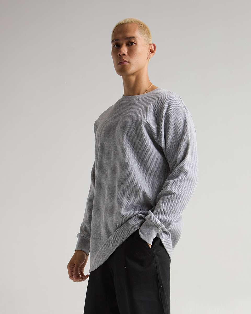Christmas sale! 9.0oz Heavyweight Waffle Long Sleeve Therma
