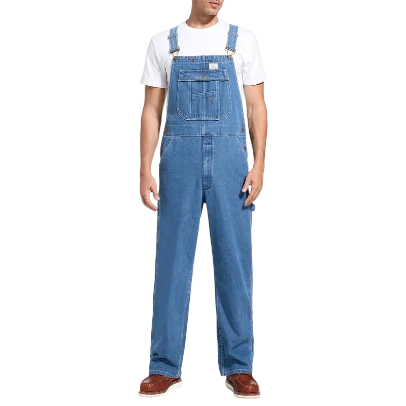 Men's Denim Overalls with Adjustable Straps