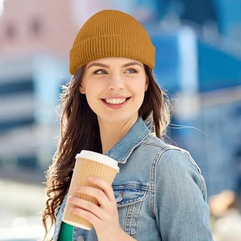 Men‘s Short Knit Cuff Hat