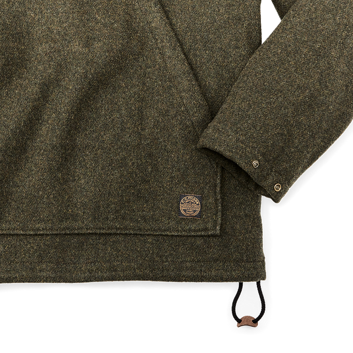Tin Cloth Short Lined Cruiser Jacket - Mackinaw Wool Anorak - Tin Cloth Short Lined Cruiser Jacket
