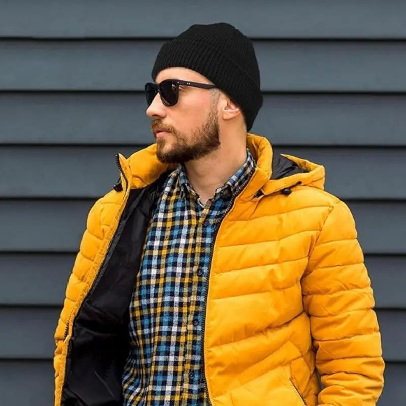 Men‘s Short Knit Cuff Hat
