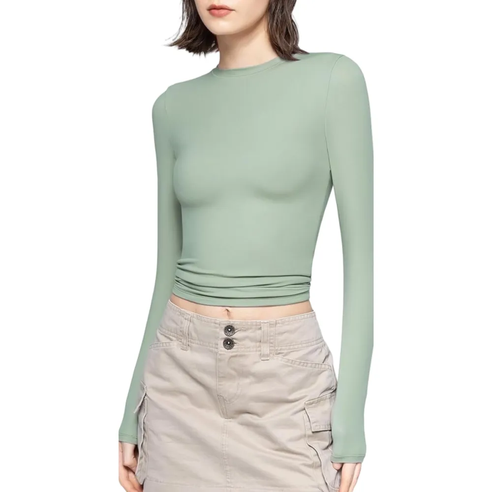 Women's Long Sleeve Double Layer Compression Tee