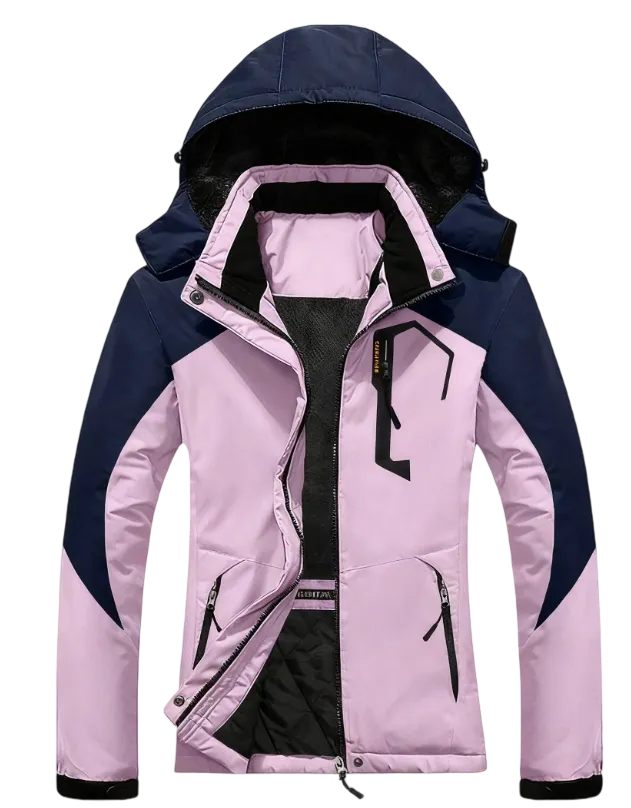 Women's Mountain Waterproof Ski Snow Jacket Rain Winter Jacket Coat Hooded Windproof Parka