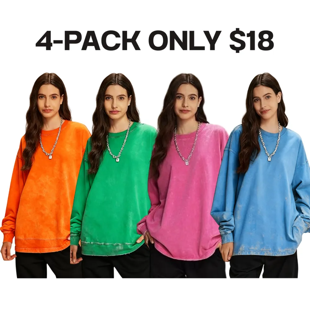 Women's Washed Long Sleeve T-Shirt