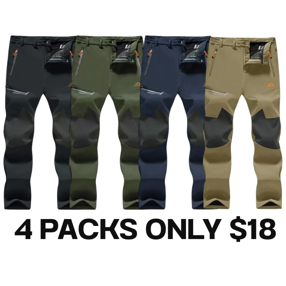 🔥Last Day 93% OFF🔥Men's Fleece Lined Winter Ski Waterproof Pants