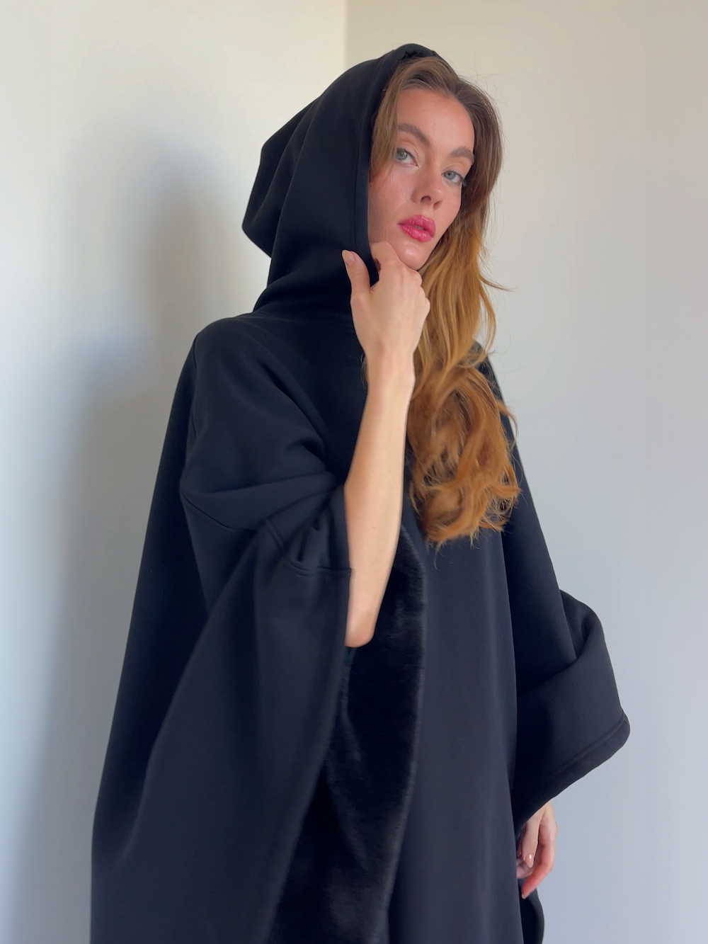 🎉Black Friday Sale - Solid Color sided Fleece Hoodie Blanket