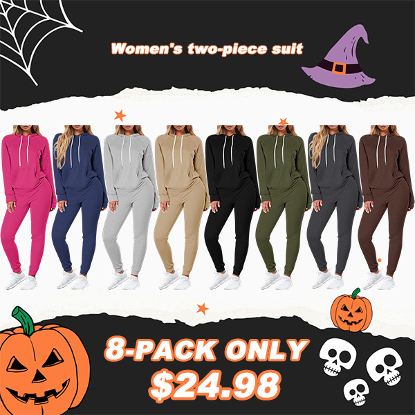 🎃Women's two-piece suit - hoodie + sweatpants