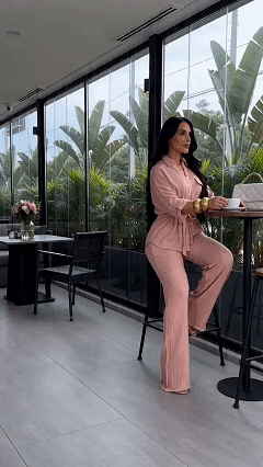⚡FINAL SALE⚡-Women's Retro-Style Two-Piece Commuter Suit