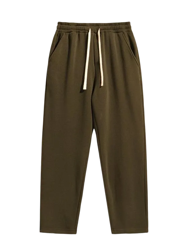 🔥Last Day 95% OFF🔥Men's Regular Fit Solid Drawstring Waist Sweatpants
